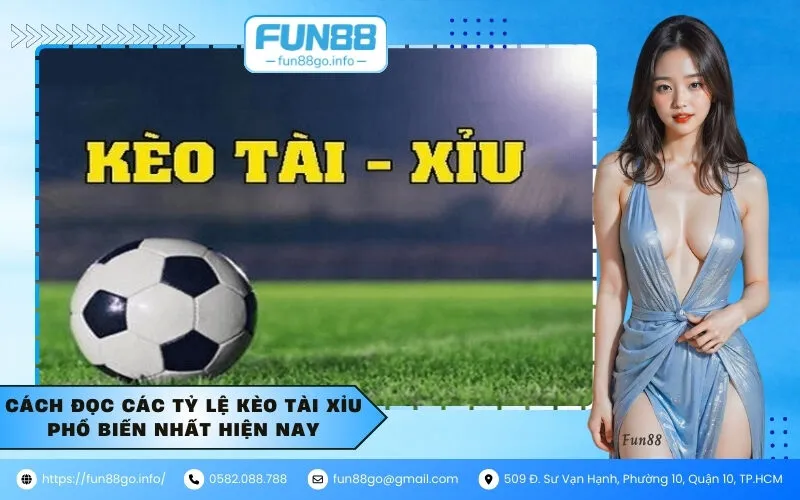 Cách đọc các tỷ lệ kèo Tài Xỉu phổ biến nhất hiện nay