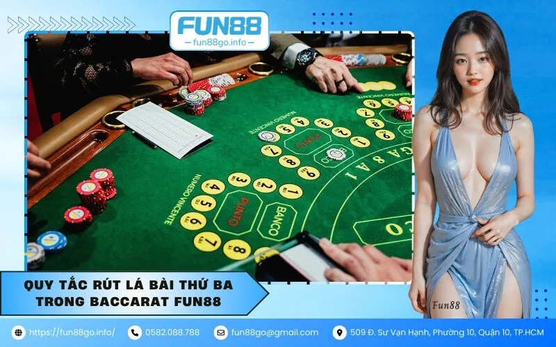 Quy tắc rút lá bài thứ ba trong Baccarat Fun88