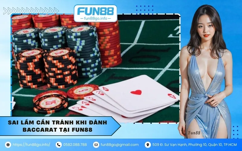 Sai lầm cần tránh khi đánh Baccarat tại Fun88
