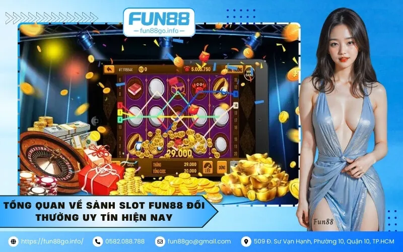 Tổng quan về sảnh Slot Fun88 đổi thưởng uy tín hiện nay