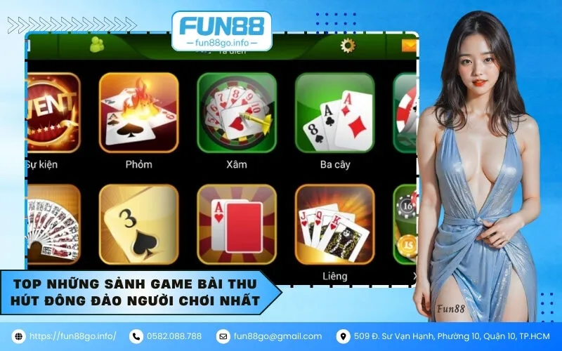 Top những sảnh game bài thu hút đông đảo người chơi nhất