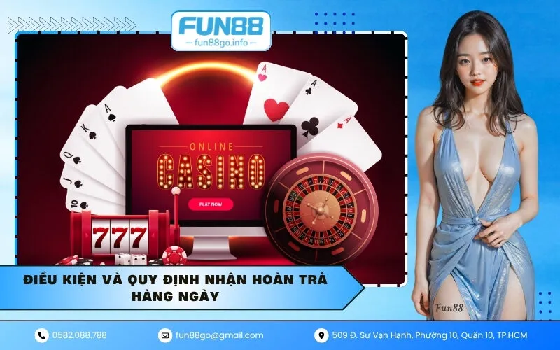 Điều kiện và quy định nhận hoàn trả hàng ngày