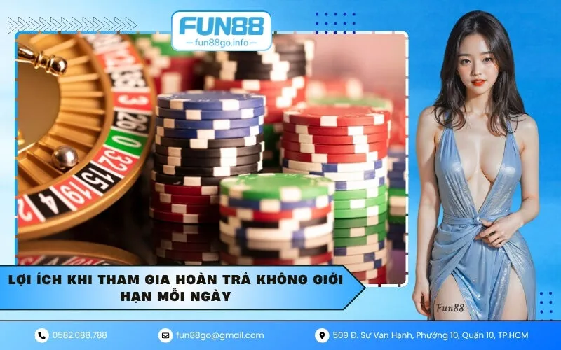 Lợi ích khi tham gia hoàn trả không giới hạn mỗi ngày